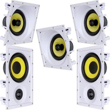 Imagem de 5.0 Caixa Acústica De Embutir Gesso Jbl Ci6sa + Ci6r 5.1