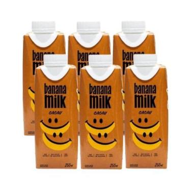 Imagem de Bebida Vegetal Banana Milk Sabor Cacau 250ml - Kit com 6 Unidades