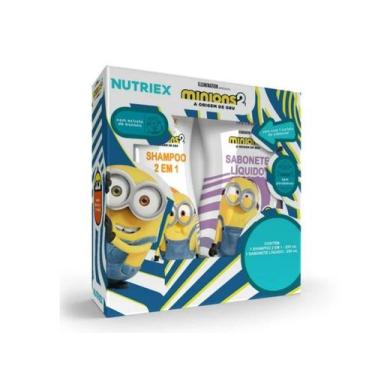 Imagem de KIT MINIONS (SHAMPOO 250 mL + SABONETE LÍQUIDO 250 mL)