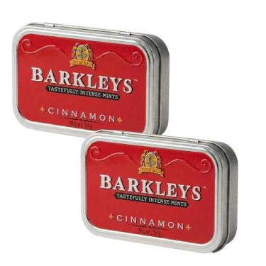 Imagem de Bala Importada Barkleys Canela Pastilha Holandesa Lata Metal 50g  Kit 