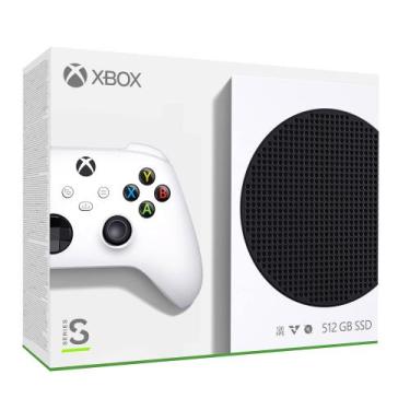 Imagem de Console X b o x Series S 512GB Branco All Digital  1440p 120fps SSD Rá
