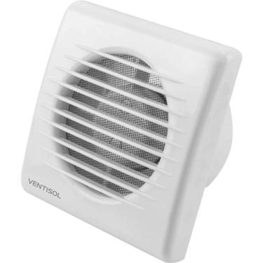 Imagem de Exaustor para Banheiro MX 12318 Baixo Consumo de Energia Tela Inox Contra Insetos Branco Ventisol 100MM 4W Bivolt