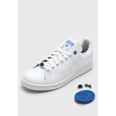 Imagem de Tênis adidas Originals Stan Smith Branco/Azul branco masculino