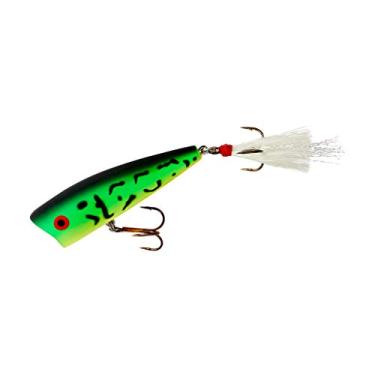 Imagem de Rebel Isca de pesca Pop-R Topwater Popper, Fire Tiger, Magnum Pop-R (1,5 g), tamanho único