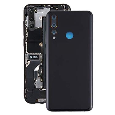Imagem de Peças de reparo de substituição da capa traseira da bateria para Lenovo K6 Enjoy Parts (cor: preta)