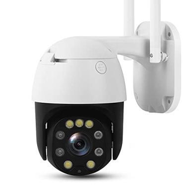 Imagem de Câmera 5MP HD PTZ, câmera IP 4G, câmera externa de segurança com zoom óptico 5X com visão noturna colorida e detecção de movimento de áudio 2 vias IP66 à prova d'água (Fixed focus)