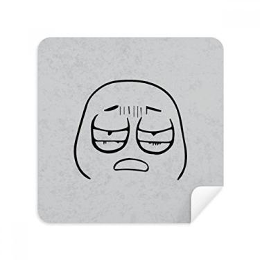 Imagem de Tecido de camurça tecido de camurça com estampa de chat Happy da Tired Black, pacote com 2