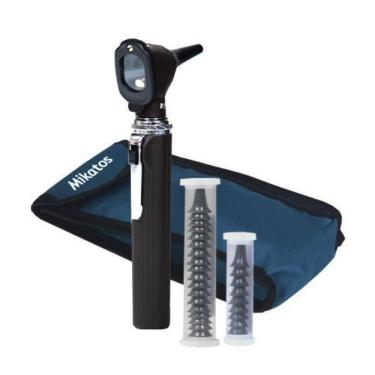 Imagem de Otoscópio Mikatos Preto Led - Mini otoscópio