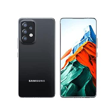 Imagem de Capa para celular Samsung Galaxy A53 5G, à prova de choque, transparente, rígida, fina, proteção para câmera embutida, capa para celular Samsung A53 5G (transparente)