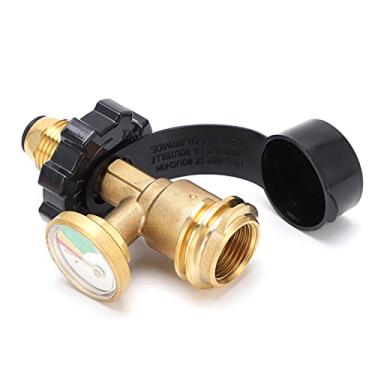 Imagem de Adaptador de propano POL, adaptador de tanque de propano longa vida útil luminoso para acampamento selvagem para churrasqueira de mesa