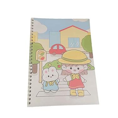 Imagem de Kawaii Original MOMO Caderno de Molho Menina Coração Desmontagem Livro ao Vivo Terminal de Sangue Capa Macia Livro Transparente