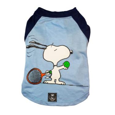 Imagem de Camiseta Snoopy Beach Tennis - Azul Tamanho: G