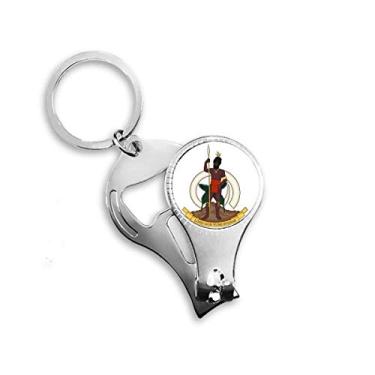 Imagem de Vanuatu Oceania National Emblema Alicate Anel Chaveiro Abridor de Garrafas Cortador