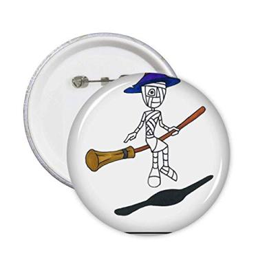 Imagem de Emblema para decoração de 5 peças com emblema de Hórus e múmia egípcia