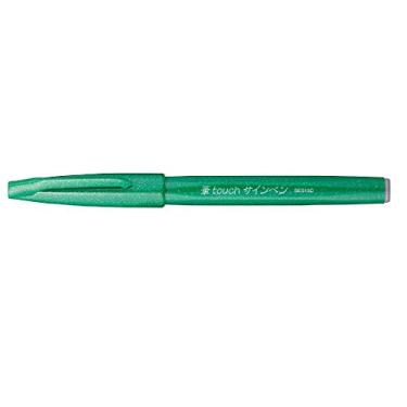 Imagem de Caneta Pincel Pentel Brush Sign SES15C-D - Verde
