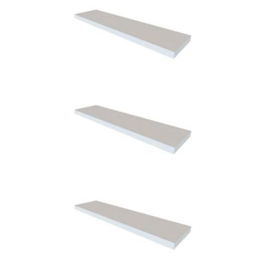 Imagem de Conjunto com 3 Prateleiras Deven Cinza Cristal 50 cm