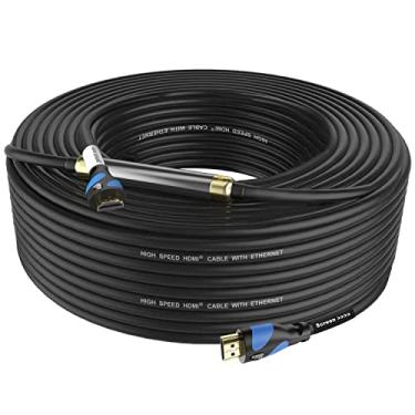 Imagem de Cabo Postta Ultra HDMI 2.0 V suporta 4K 2160P, 1080P, 3D, retorno de áudio e Ethernet, Azul, 75FT