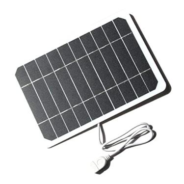 Imagem de 5W 5V Small Solar Panel with USB DIY Monocrystalline Silicon Solar Cell Camping Portable Power Solar Panel for Power Bank Mobile Phone