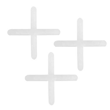 Imagem de 2500 Peças Espaçador de Azulejo Cerâmico Parede Piso Espaçadores Transversais Espaçamento de Azulejo de metrôde Nivelamento Reutilizável (1,5MM)