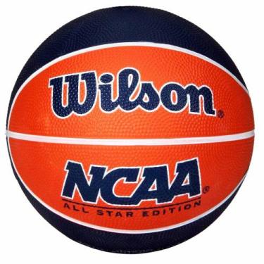 Imagem de Bola De Basquete Wilson Ncaa Mini Laranja E Azul