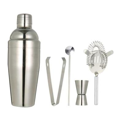 Imagem de OUNONA coqueteleira utensílios de bar coqueleteira agitador de aço inoxidável ferramenta de barra muddler bebidas kit coquetel liquidificador kit de ferramentas suíte