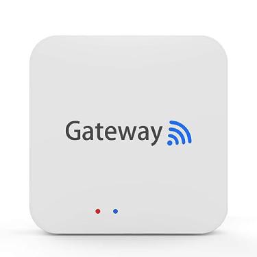 Imagem de Gateway WiFi controla remotamente a fechadura inteligente com o aplicativo Tuya Smart ou Smart Life, maçaneta de porta com impressão digital, ponte Wi-Fi, entrada sem chave Bluetooth, trava