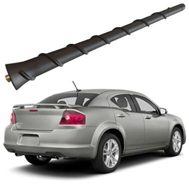 Imagem de Antena de borracha de 20 cm para Dodge Avenger (2011-2014), antena Dodge Avenger – à prova de lavagem de carro, substituição interna de mastro de antena de bobina de cobre