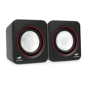 Imagem de Caixa de Som Speaker 2.0 3W RMS Usb Preta SP-301BK C3Tech