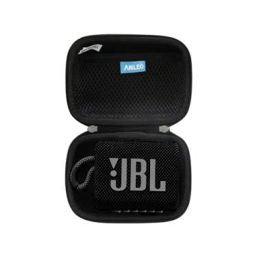 Imagem de Anleo Capa rígida de viagem para alto-falante Bluetooth portátil JBL Go 3/Go 4 (preto)