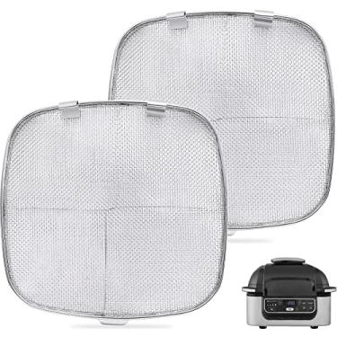 Imagem de Protetor contra respingos de aço inoxidável para Ninja Foodi AG301, acessórios de fritadeira a ar para churrasqueira Ninja Foodi 5 em 1, peças de reposição para Ninja Foodi AG300, AG300C, AG301C, AG302, AG400