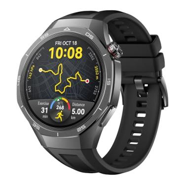 Imagem de SmartWatch, HUAWEI WATCH GT 5 Pro 46mm, Cerâmica e Titânio, Monitoramento esportivo profissional, Mapas de campos de golfe, Até 2 semanas de bateria, Compatível com iOS e Android,Preto