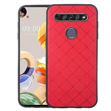 Imagem de ELISORLI Compatível com LG K61/Q61/K51S/K41S Capa robusta fina e fina acessórios de celular antiderrapante borracha TPU proteção para celular capa de silicone macio à prova de choque para K 61 51S 41S