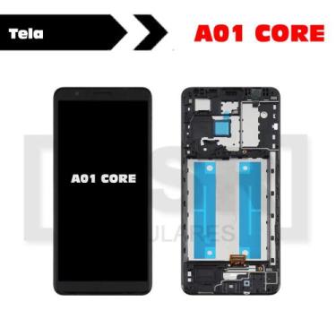 Imagem de Tela frontal com aro ORIGINAL CHINA celular SAMSUNG modelo A01 CORE