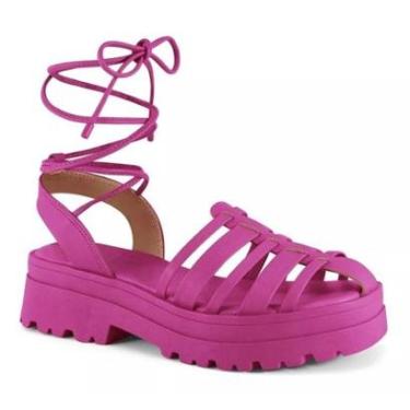 Imagem de Sandália Feminina Ramarim Amarração Flatform 22-38505-Feminino