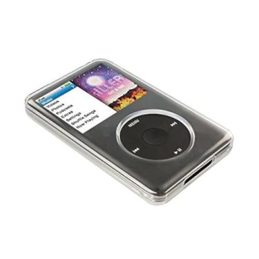 Imagem de JNSupplier Capa rígida transparente de proteção completa para iPod Classic versão fina 6ª geração 80G/120G, 7ª geração nova 160 GB