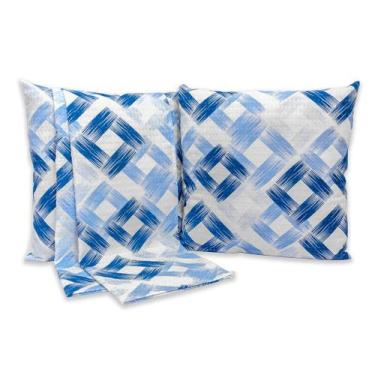 Imagem de Peseira SOLTEIRO + 1 Capa de Almofadas 40x40cm Piquet - Rafaloro, Quad