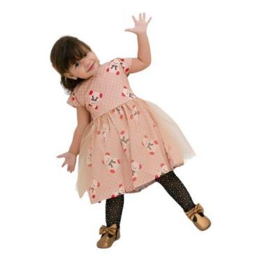 Imagem de Vestido Para Menina Natal Festas Luxo Blogueirinha Presente - Mimos da