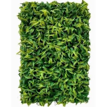 Imagem de 4 Placas De Samambaia Cheia 60x40 Jardim Vertical Artificial - Melhore