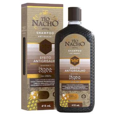 Imagem de Shampoo Antiqueda Efeito Antigrisalho 415mL - Tio Nacho