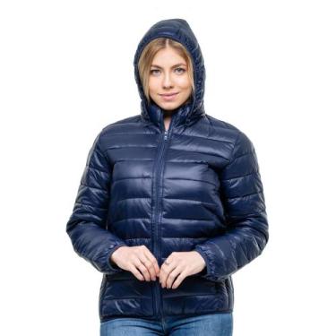 Imagem de Jaqueta Feminina Puffer Bolha Nylon Impermeável Blusa de Frio - Bella,