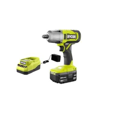 Imagem de RYOBI ONE+ 18V Cordless 1/2 in. Impact Wrench Kit with 4.0 Ah Battery and Charger, (PCL265K1)