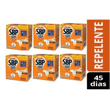 Imagem de Combo Sbp Repelente Elétrico Tomada 6 Aparelho + 6 Refil