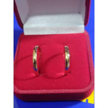 Imagem de Aliança Par Ouro 18 kilates 2 gramas 2,5 mm Maciça - Alianças Ouro 18 