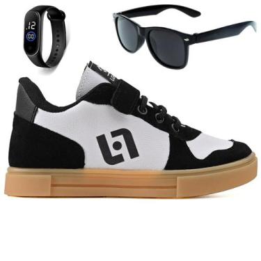 Imagem de Tenis Infantil Casual Sapatenis Meninos Street Calce Facil+ Oculos + R