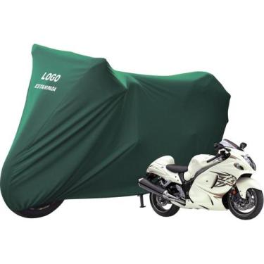 Imagem de Capa Para Moto Suzuki Hayabusa De Tecido Helanca Lycra - Mz, Verde