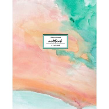 Imagem de Notebook: Unruled/Unlined/Plain Notebook/Sketchbook - (8.5 x 11 inches) Large - 110 Pages - Play With Watercolor 5