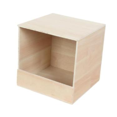 Imagem de Ｂｅｓｇａ Caixa de nidificação para periquitos, caixa de criação de pássaros, caixa de nidificação de madeira para pombos, casa para pássaros, calopsitas, Pequeno