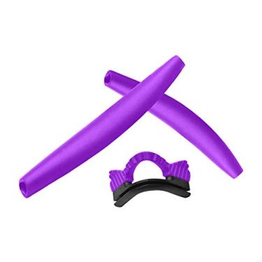 Imagem de TRUSHELL Mais de 20 opções de kits de borracha/substituição de lente para óculos de sol com armação OAKLEY M, Rubber Kits - Purple, M Frame Strike Vented