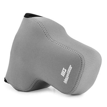 Imagem de MegaGear MG1918 Capa de câmera de neoprene ultraleve compatível com Fujifilm X-T4 (XF16-80 mm) - Cinza