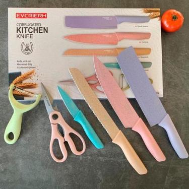 Imagem de Faqueiro de Cerâmica Color Chef Kit Completo com 6 Peças - CONJUNTO